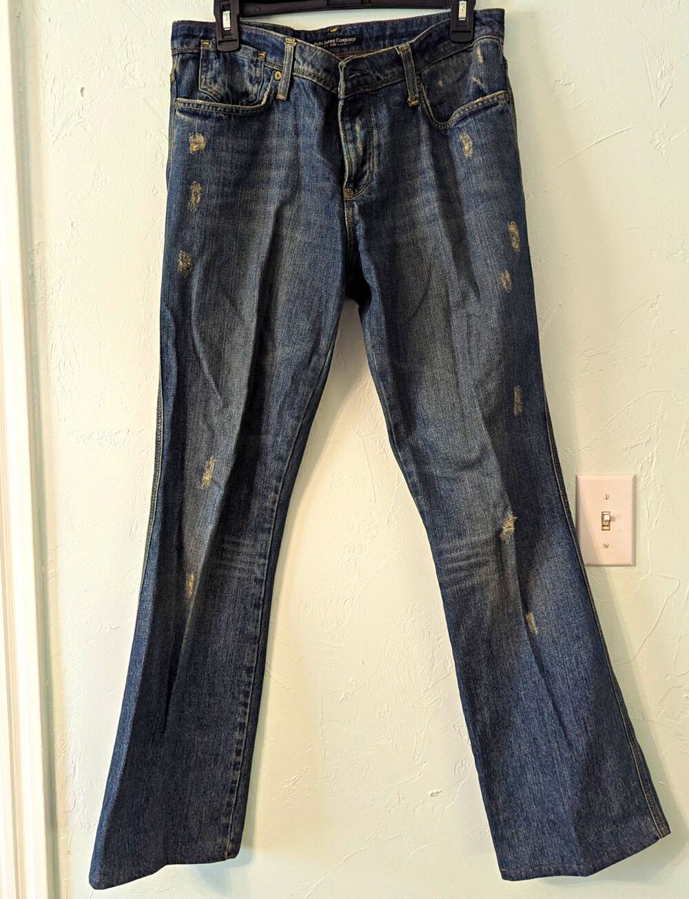 Polo Jeans Co Ralph Lauren Womens 30 Bootcut Jeans Y2K Distressed Button Fly